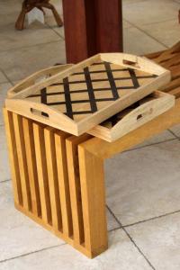 bassari, marqueterie de bois précieux